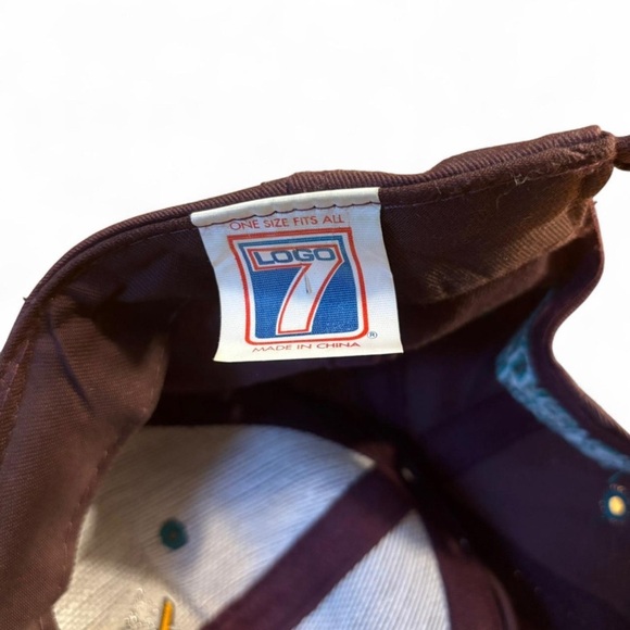 Vintage 90s Anaheim Mighty Ducks Hat Youth OS Elastic Stretchback Logo 7 - Picture 6 of 6